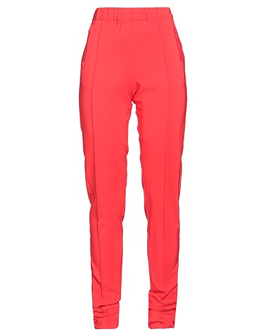 SETCHU Casual trouser Red 90% Polyester, 10% Elastane