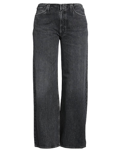 AGOLDE Denim trousers Black 100% Cotton