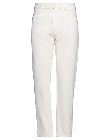 APPLIED ART FORMS Denim pants Ivory 100% Cotton