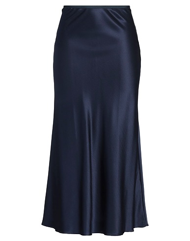 SIYU Midi skirt Navy 92% Silk, 8% Elastane
