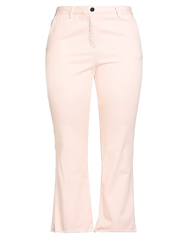 WHITE SAND Pantalone Rosa chiaro 57% Lino, 42% Cotone, 1% Elastan