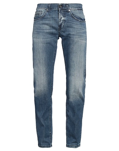 DONDUP Denim pants Blue 92% Cotton, 6% Elastomultiester, 2% Elastane