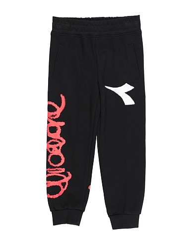 DIADORA パンツ ブラック コットン 100%