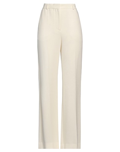 TOTEME Casual trouser Ivory 70% Viscose, 30% Wool