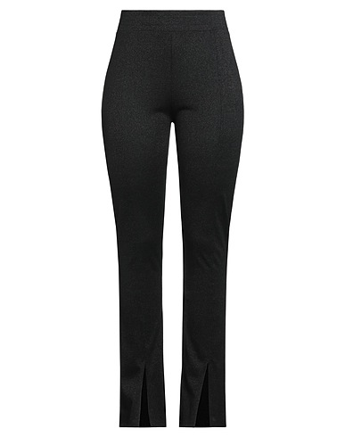 KARL LAGERFELD Pantalone Nero 73% Viscosa, 27% Fibra di metallo