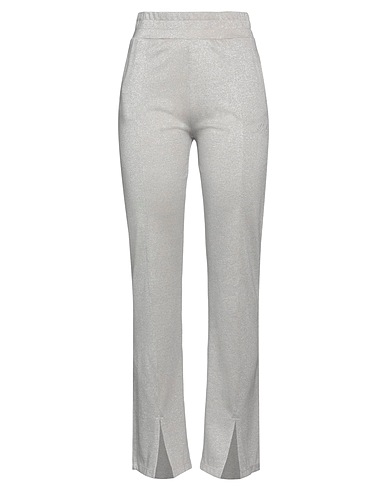 KARL LAGERFELD Casual pants Light grey 73% Viscose, 27% Metallic fiber