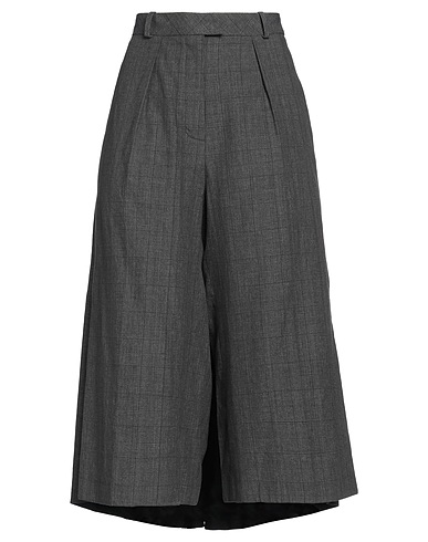 LENA LUMELSKY Casual trouser Charcoal 50% Linen, 50% Cotton