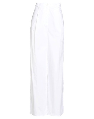 PATRIZIA PEPE Pantalone Bianco 100% Cotone