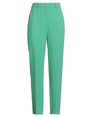 EMPORIO ARMANI Casual pants Light green 50% Viscose, 47% Acetate, 3% Elastane