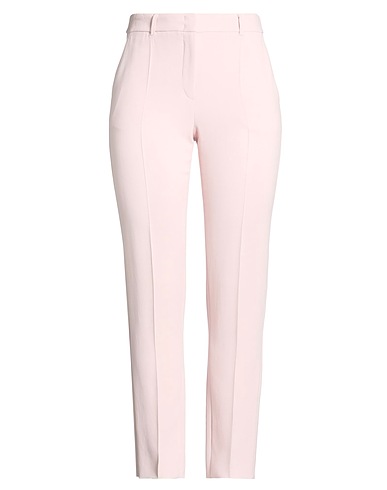 EMPORIO ARMANI Повседневные брюки Светло-розовый 50% Вискоза, 47% Ацетат, 3% Эластан