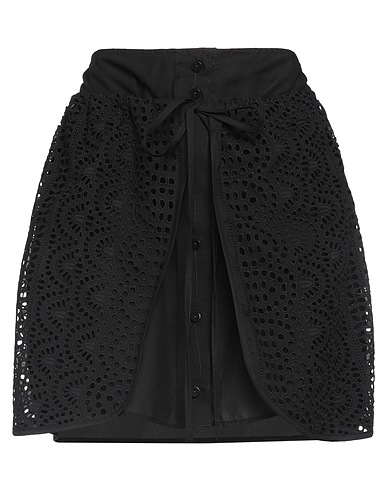 JIJIL Mini skirt Black 100% Cotton