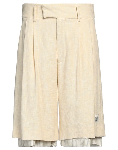 AMIRI Shorts & Bermuda Yellow 47% Wool, 39% Cotton, 14% Polyamide