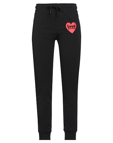 LOVE MOSCHINO Casual trouser Black 95% Cotton, 5% Elastane