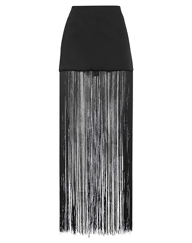 JIJIL Long skirt NERO 95% Polyester, 5% Elastane