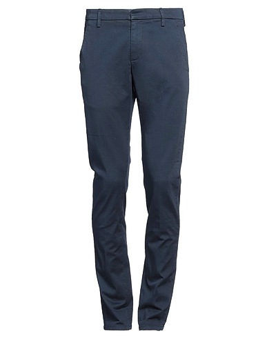 DONDUP Casual trouser Navy blue 98% Cotton, 2% Elastane