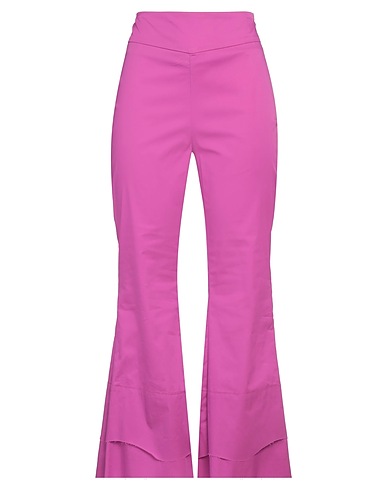 JIJIL Casual pants Fuchsia 66% Cotton, 31% Polyamide, 3% Elastane