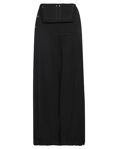 DION LEE Casual pants Black 60% Cotton, 35% Polyamide, 5% Elastane, Organic cotton