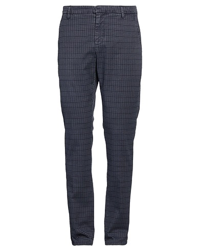 DONDUP Casual pants Navy 91% Cotton, 8% Polyester, 1% Elastane