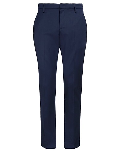 DONDUP Casual trouser Navy blue 99% Virgin Wool, 1% Elastane