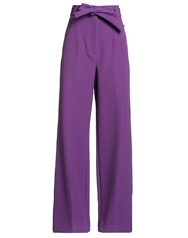 ESSENTIEL ANTWERP Pantalone Viola 92% Poliestere riciclato, 8% Elastan