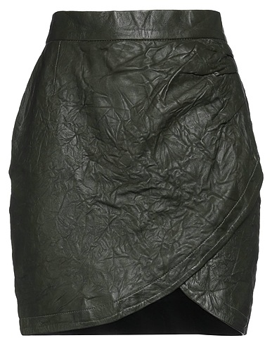 ZADIG&VOLTAIRE Mini skirt Military green Lambskin