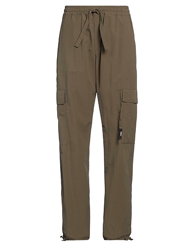 MSGM Casual pants Military green 100% Polyamide