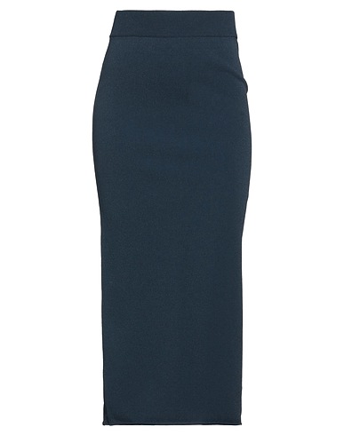 BARENA Midi skirt Navy blue 83% Viscose, 17% Polyester