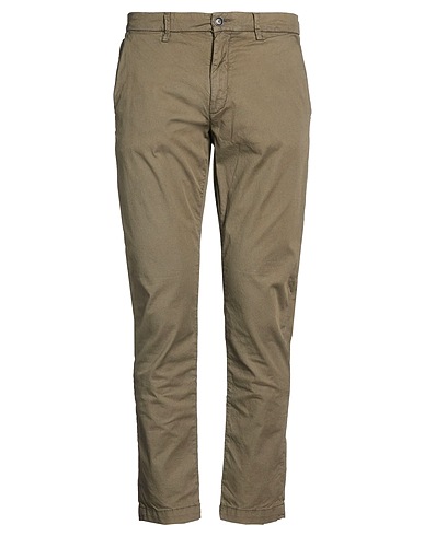 LIU •JO MAN 팬츠 & 스커트 밀리터리 그린 98% 코튼, 2% 엘라스테인