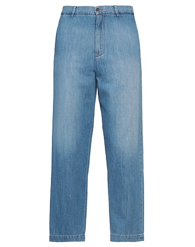 BARENA Denim trousers Blue 100% Cotton