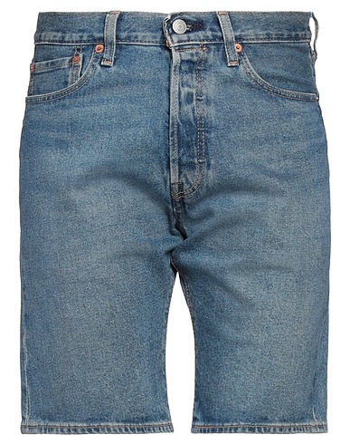 LEVI'S Denim shorts Blue 99% Cotton, 1% Elastane