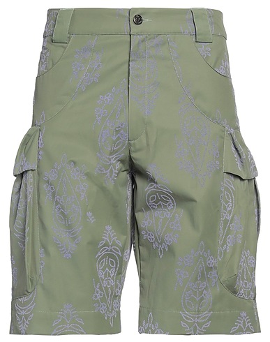 PARIA /FARZANEH Shorts & Bermuda Sage green 64% Cotton, 36% Polyamide