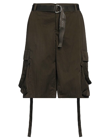 LIU •JO Shorts & Bermuda Military green 60% Polyester, 40% Polyamide