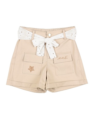 U+É Shorts & Bermuda Beige 96% Cotton, 4% Elastane