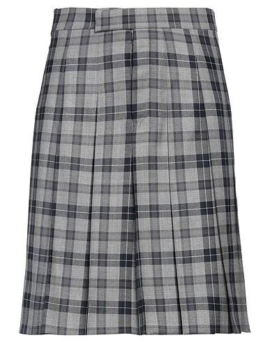 THOM BROWNE Midi skirt Midnight blue 100% Wool