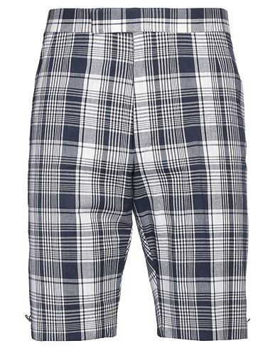 THOM BROWNE Shorts & Bermuda Midnight blue 100% Cotton