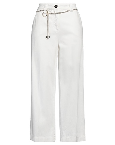 LIU •JO Hosen Weiß 100% Baumwolle