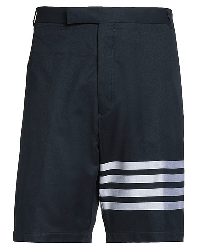 THOM BROWNE Shorts & Bermuda Midnight blue 100% Cotton