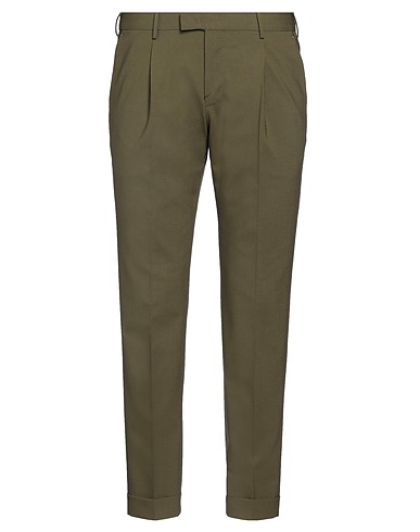 PT Torino Casual trouser Military green 95% Virgin Wool, 5% Elastane