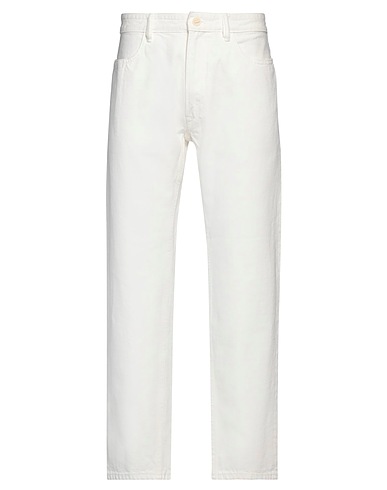 APPLIED ART FORMS Denim pants White 100% Cotton