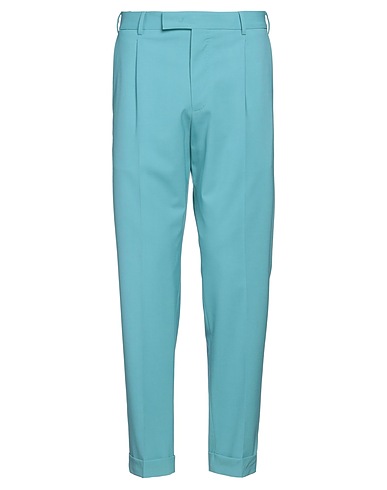 PT Torino Casual trouser Turquoise 58% Virgin Wool, 38% Polyamide, 4% Elastane