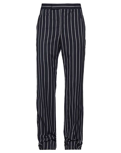 THOM BROWNE Casual pants Midnight blue 100% Wool