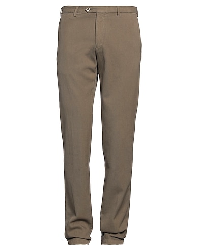 GERMANO Pantalone Verde militare 91% Cotone, 9% Lana