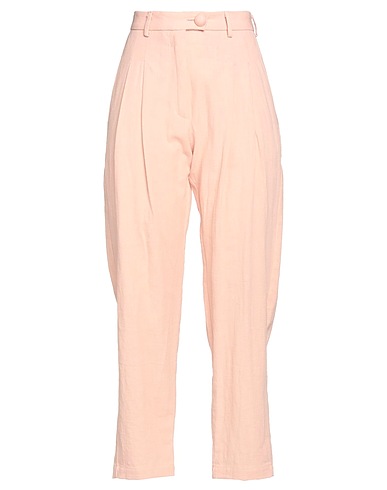 FRONT STREET 8 Casual trouser Pink 100% Linen