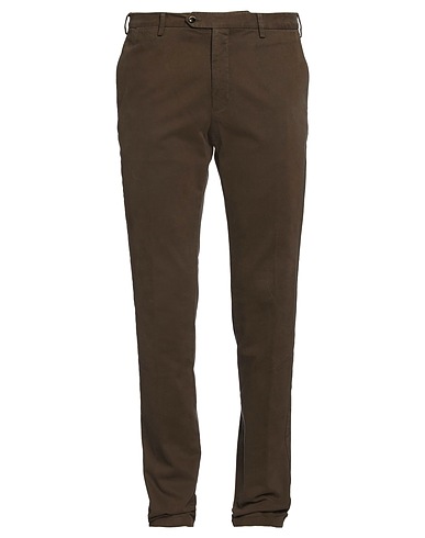 GERMANO Casual pants Military green 97% Cotton, 3% Elastane