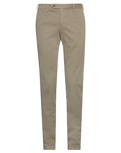 GERMANO Casual trouser Khaki 98% Cotton, 2% Elastane