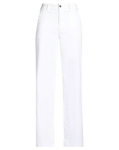 LIU •JO Casual pants White 96% Cotton, 4% Elastane