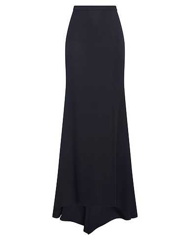 VALENTINO GARAVANI Maxi Skirts Midnight blue 100% Silk