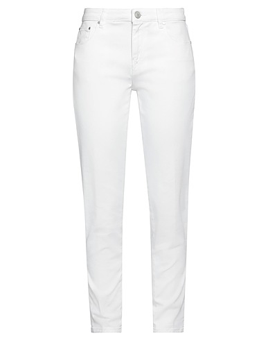 PT Torino Casual pants White 98% Cotton, 2% Elastane
