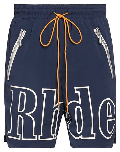 RHUDE Shorts & Bermuda Navy blue 100% Nylon