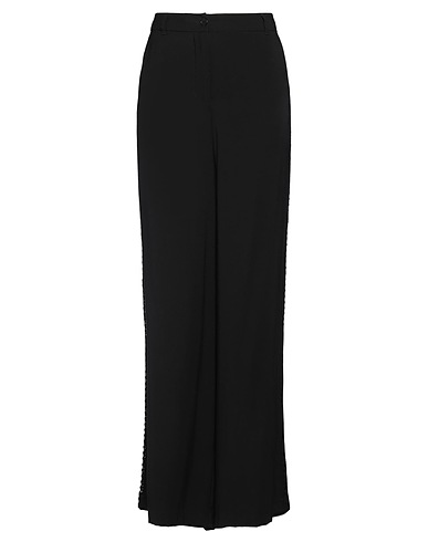 LIU •JO Casual pants Black 90% Viscose, 10% Polyester, Cotton